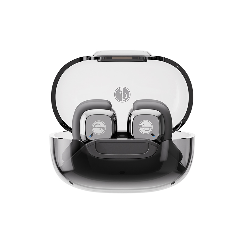 Zhulinniao Bixiao T20 Bluetooth Headset Air Bone Conduction Ear Clip Wireless Open Style Not In-ear: black