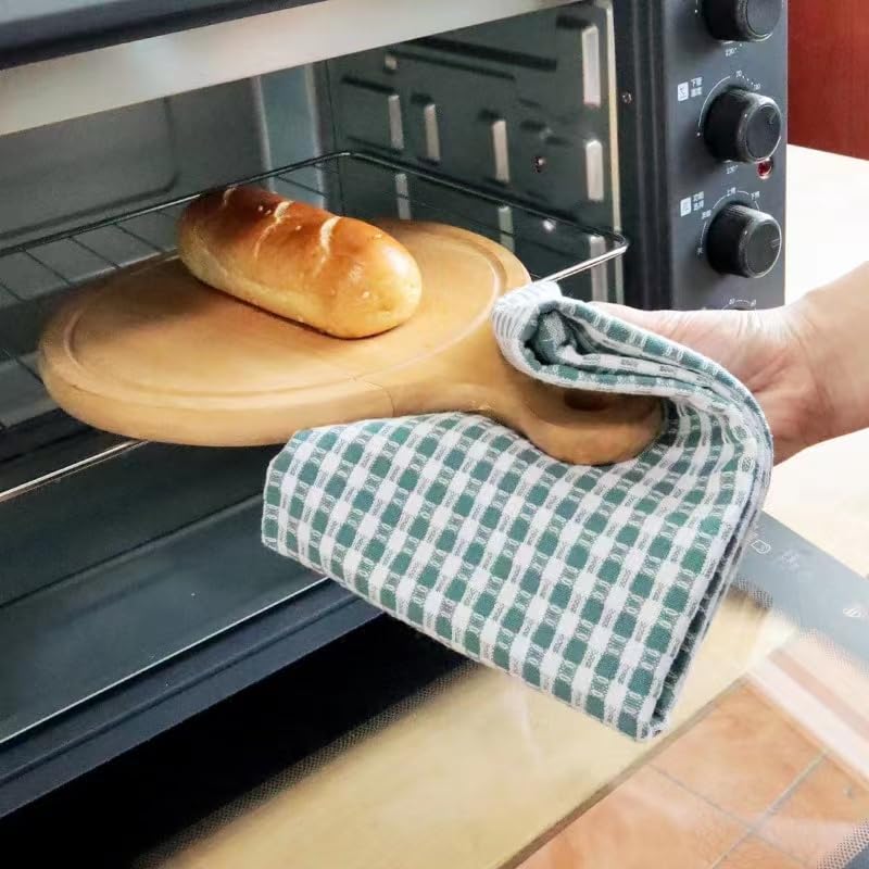 Paños de cocina de tejido de gofres 100% algodón, toallas de secado rápido absorbentes ultrasuaves, vajilla para el hogar, paquete de 3