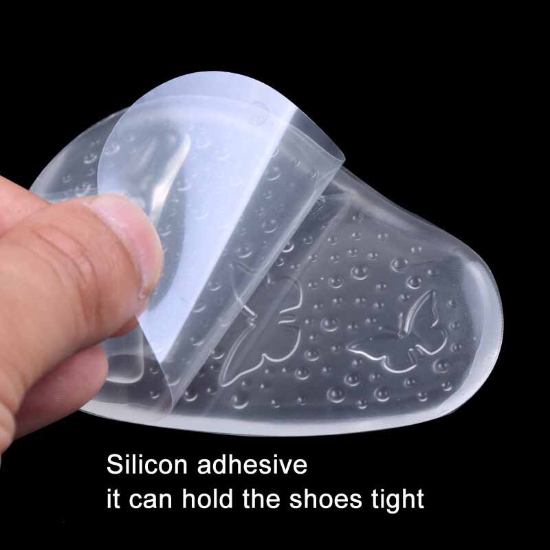 10 par= 20 stykker premium dame behagelig silikone gel til flip flops fodpude indlægssåler støtte indlæg pad sko indlægssåler