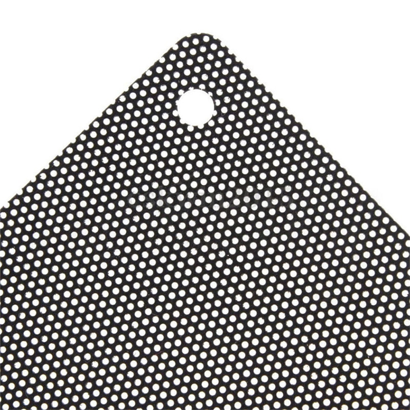 5 stk 120mm kuttbar sort pvc pc vifte støvfilter støvtett etui datamaskin mesh