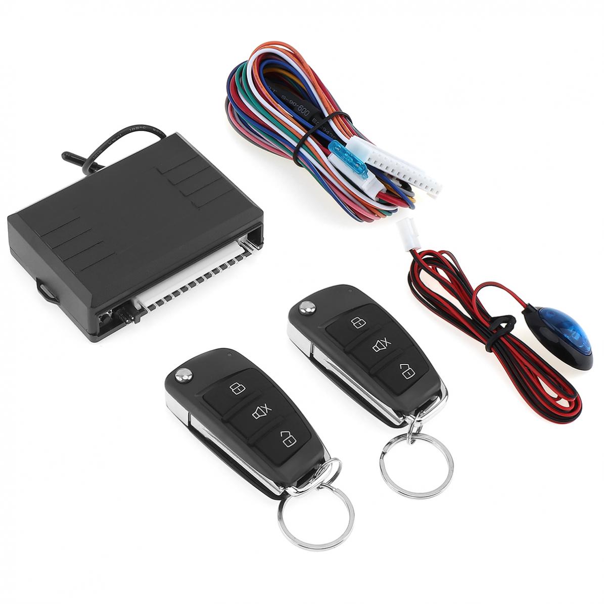 12V Car Alarm System Vehicle Keyless Entry System with Remote Control & Door Lock Automatically for Toyota