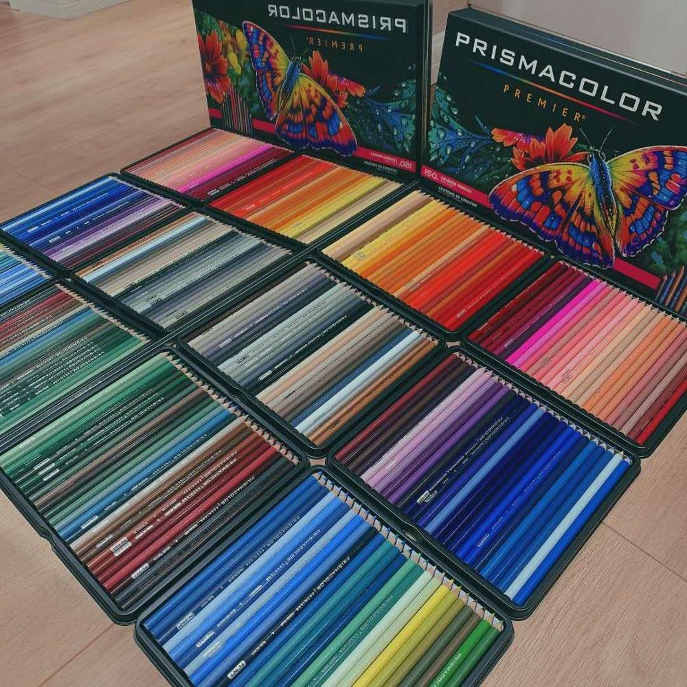 24/36/48/60/72/132/150 colors Prismacolor Premier lapis de cor color pencil big soft core prismacolor sanford art color pencil