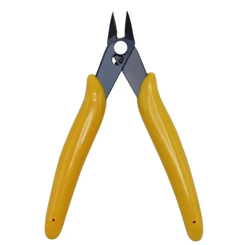 170-draadknipper DIY-trimmer Diagonale zijkniptang Kabeltang Mini Rood Blauw Tang Knipt Flush Nipper Draadtrimmer Handgereedschap: Black