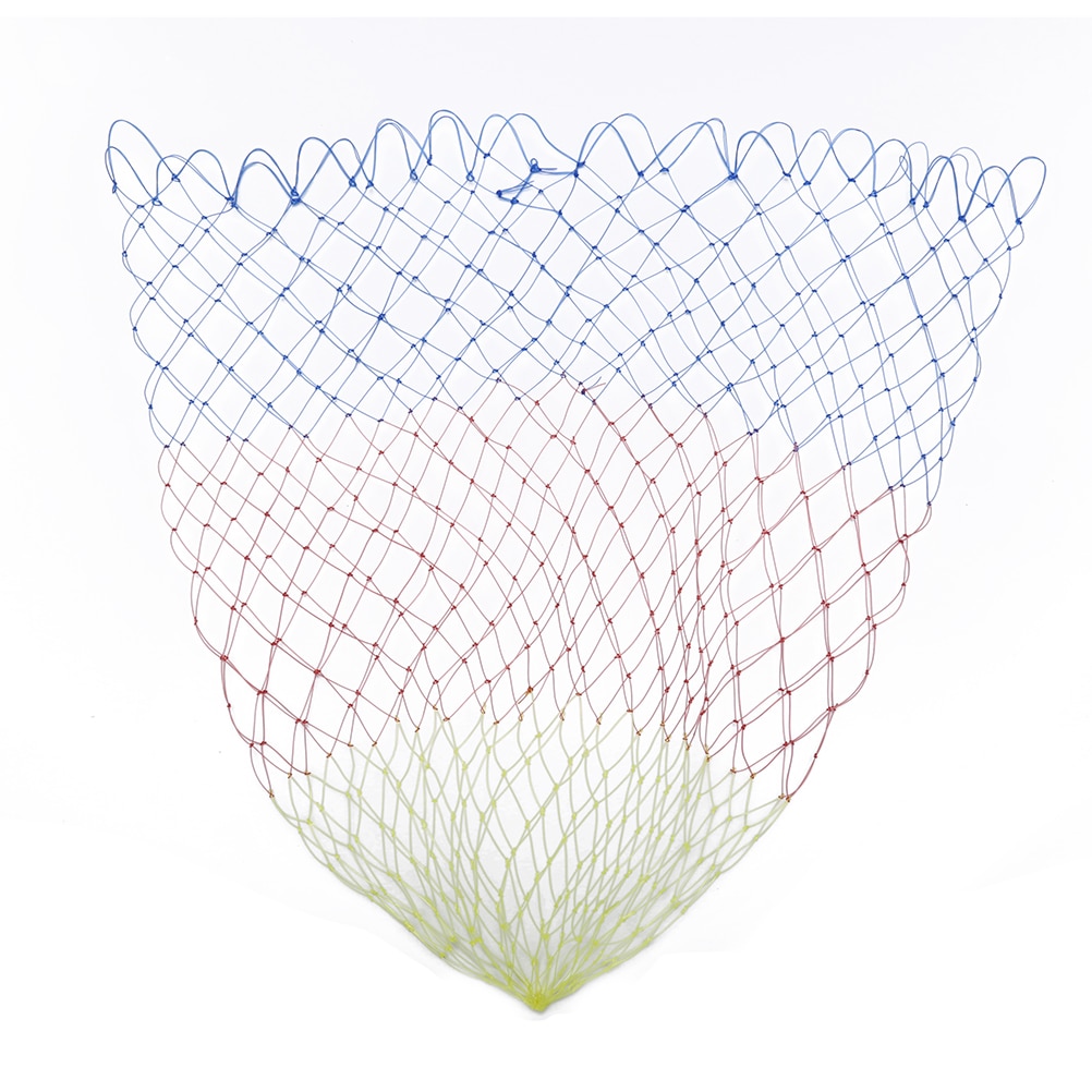 35/40/45/50/60 cm Nylon Fishing Nets Collapsible Fishing Tools Rhombus Mesh Hole Depth Folding Nylon Landing Dip Net