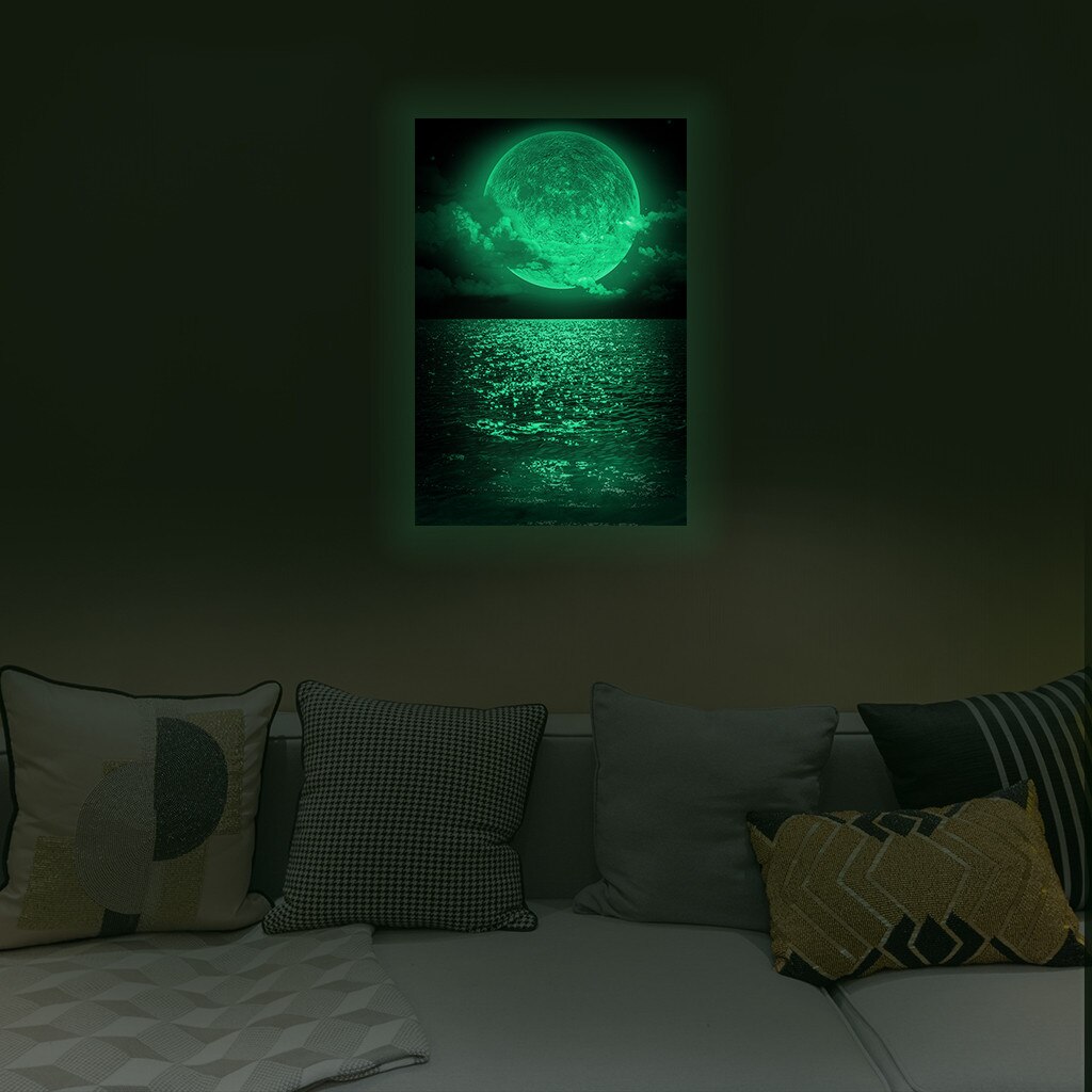 Luminous Home Decor Sea Luminous Wall Sticker Glow In The Dark Home Decor Stickers Room Wall Decal #1981