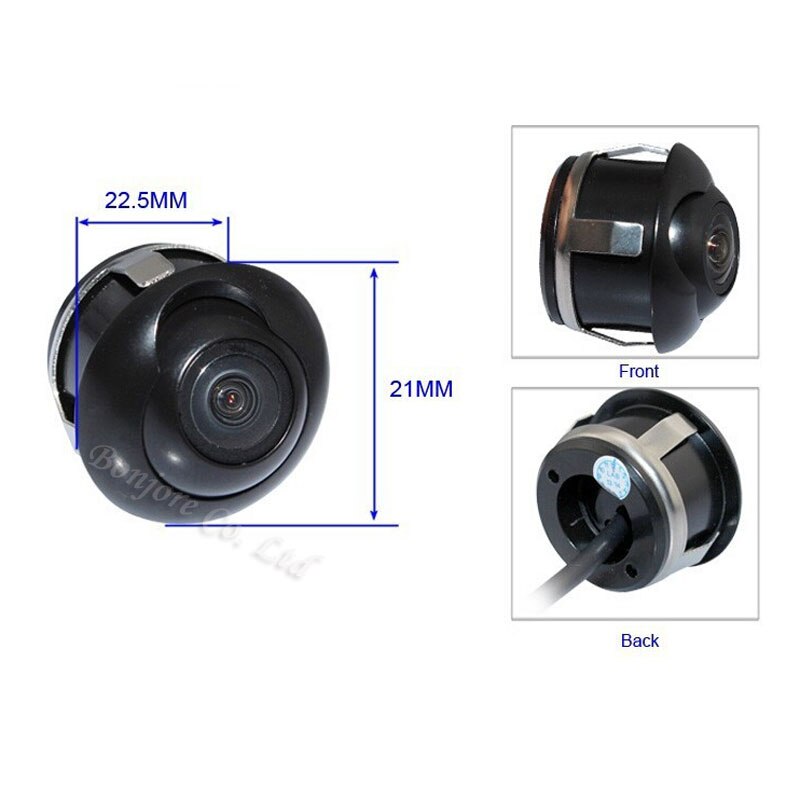 Koorinwoo kamera parkowania tylna kamera samochodowa 360 stopni CCD HD automatyczny cofania utworzyć kopię zapasową uniwersalny asystent parkowania dla pojazdu