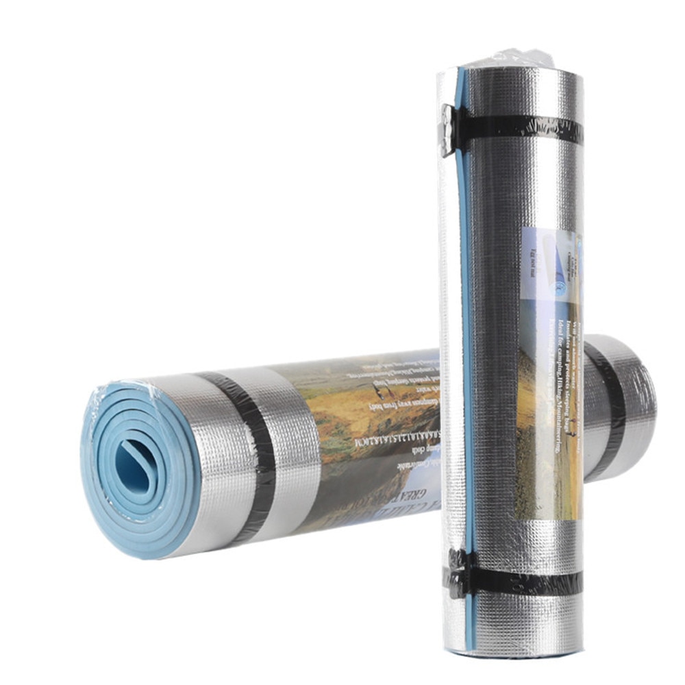 Fitness aluminiumsfilm fuktsikker yogamatte sklisikker teppematte for nybegynner trening trening gym pilates pad