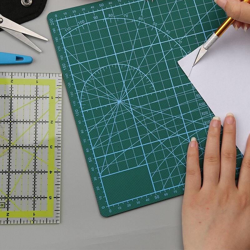 KAOBUY A3/A4 Durable PVC Cutting Mat Board Self-healing Cutting Pad Manual DIY Tool For Leather Craft Working Mats