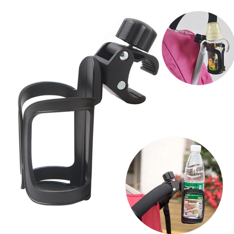 Baby Kinderwagen Zubehör Kinderwagen Cup Halter für Milch Flaschen Universal 360 Drehbare Kinderwagen Warenkorb Tasse Rack für Kinderwagen Wagen