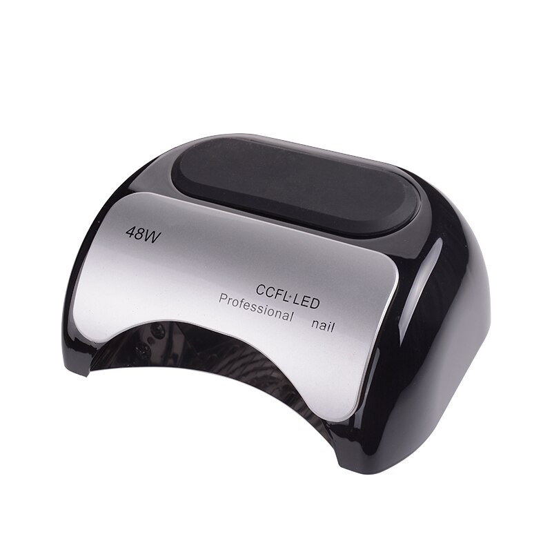 48W CCFL LED lampe à lumière UV sèche-ongles pour vernis à ongles vernis à ongles séchoirs à lampe avec minuterie à Induction: black