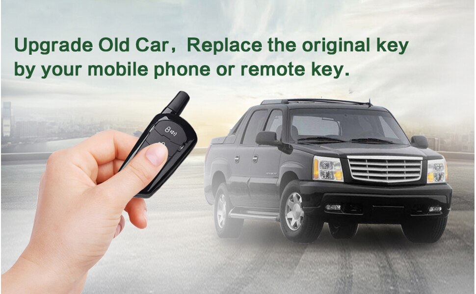 GIORDON Universale Chiusura Centralizzata con Telecomando di Controllo kit Serratura Keyless APP con Contr A Distanza iscrizione sistema Chiusura Centralizzata