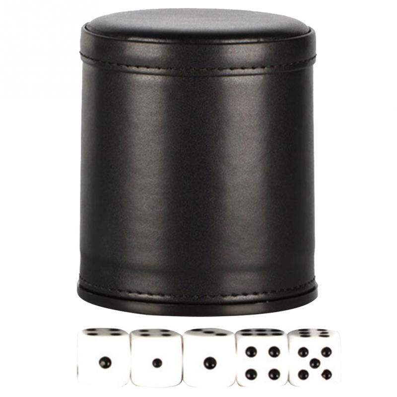 Nova flanela de couro do plutônio mudo dice cup gambling casino ktv festa brinquedo barra fontes do jogo