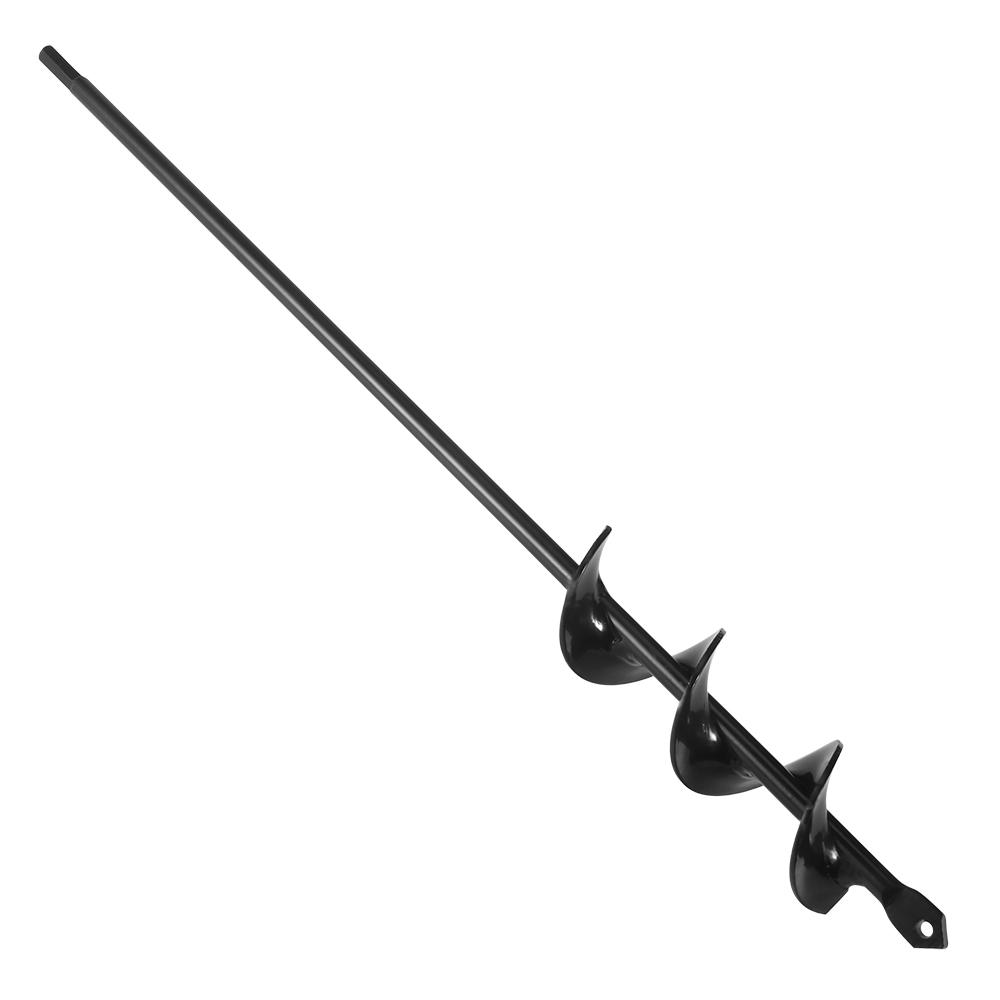 Drillforce-plantation de jardin en spirale pour perceuse de fleurs, tarière à tige hexagonale, pour creuser des trous: 4 x 45cm