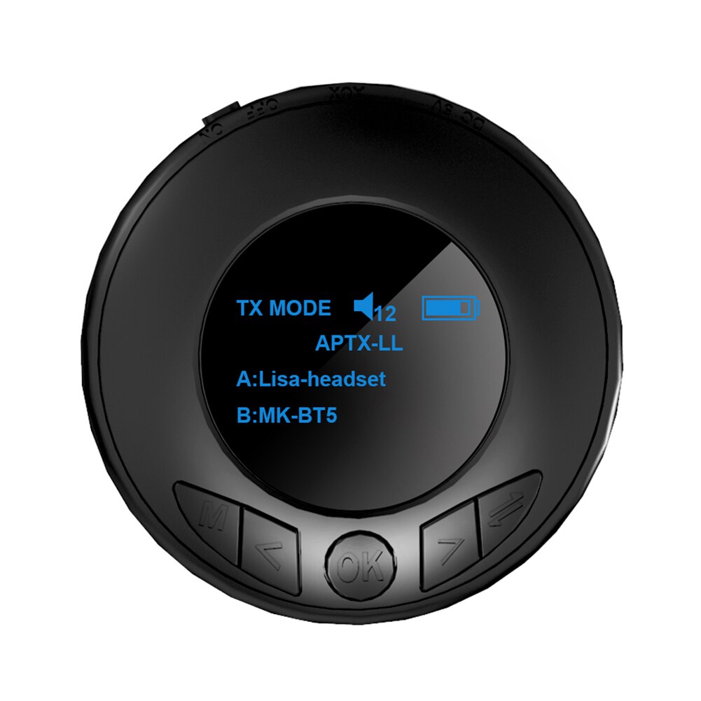 B3 Bluetooth Ontvanger Zender Oled-display 2 In 1 Handsfree Bellen Adapter Ontvanger Usb Dongle Draadloze Adapter