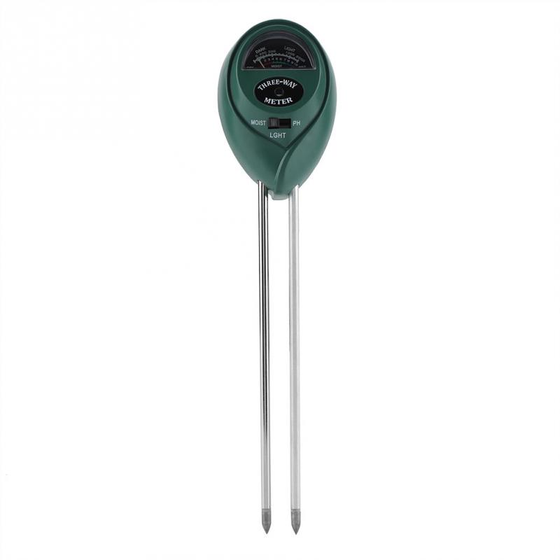 3 in 1 Moisture Sensor Meter Soil Water Monitor Hydrometer Farming Plant Flowers Garden: Default Title