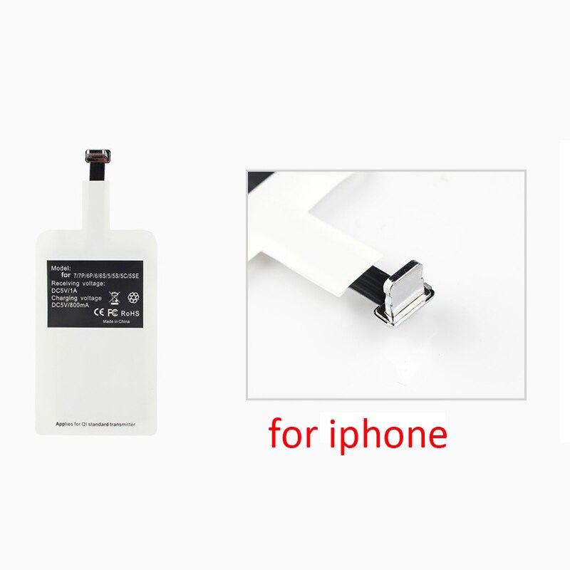 Qi Draadloze Oplader Ontvanger Draadloos Opladen Pad Coil Voor Huawei P30 Iphone 11 Pro Xr Samsung S20 S10: for iphone