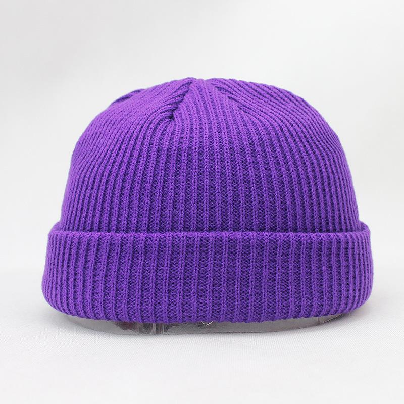 Gebreide Hoeden Voor Vrouwen Gildkruid Mannen Beanie Hat Winter Retro Brimless Baggy Meloen Cap Manchet Docker Visser Mutsen Hoeden Voor mannen: Khaki