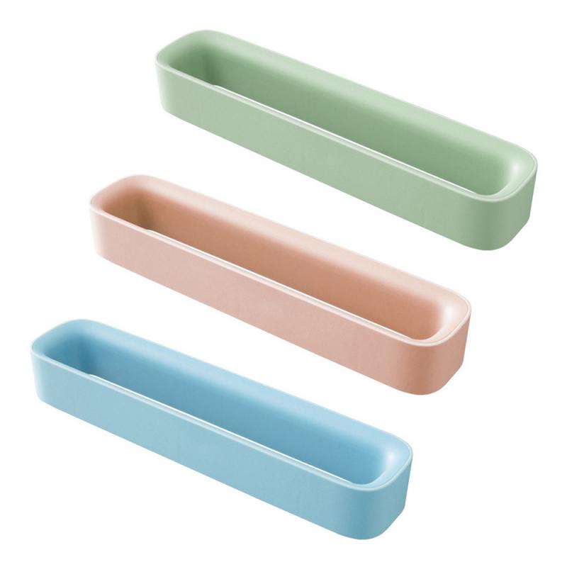 Wall-mounted Slippers Rack Shoe Storage Box Bathroom Wall Seamless Stickers Storage Shoe Rack Space Saving Shoe Box Hanging