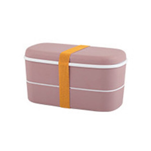 Small Japanese Style 2 Layer Bento Box Mini Food Storage Lunch Box PP Container Student Office Kid Microwave Dinnerware Lunchbox