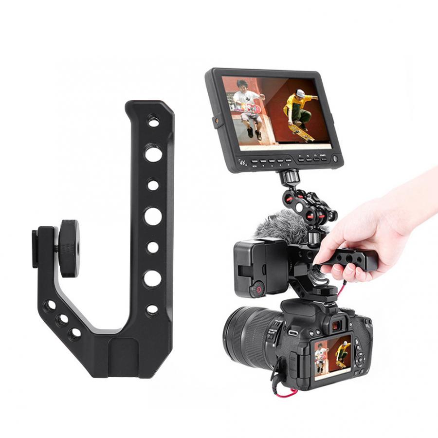 Ulanzi UURIG R005 Universal Hand Grip Camera Handle with Cold Shoe Mount 1/4''&3/8'' Holes Hand Grip Camera Handle