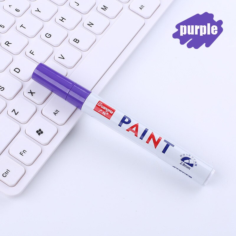 fliesen Marker reparatur Zauberstab Kuli weiß zement Marker geruchlos ungiftig geeignet autolack Marker stifte für fliesen fußboden fliesen: Violett