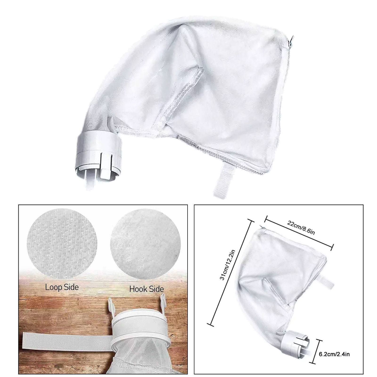 All Purpose Pool Sweep Vacuum Suction Machine Bags For Polaris 360 380 Pool Automatic Cleaner Leaf Bag Parts