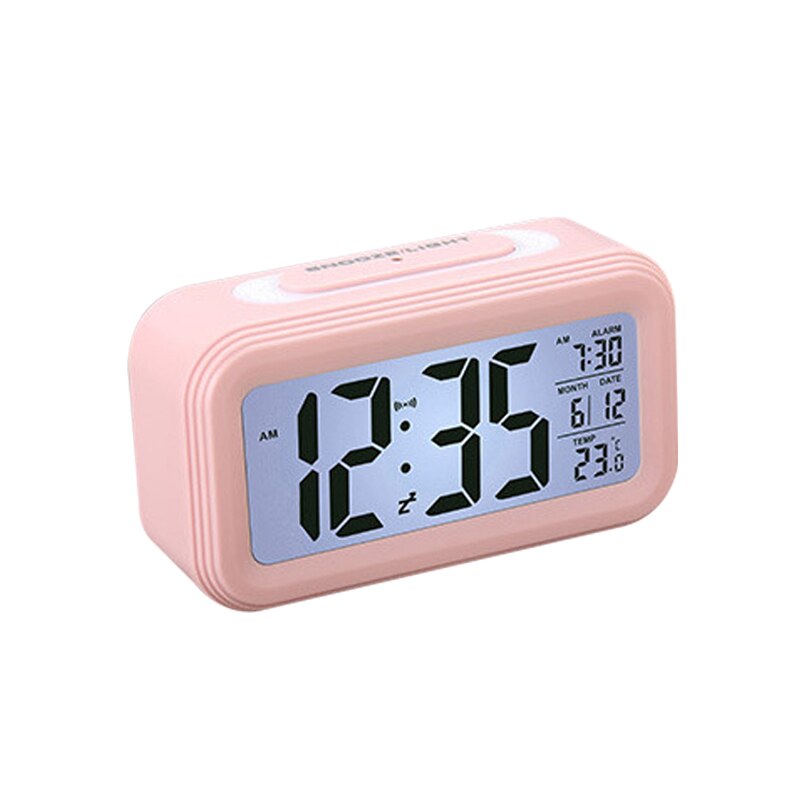XREXS Digitale Wandklok 14,5 Inch - Tijd, Kalender & Temperatuur weergeven, DST-functie, batterijgevoed | Geschikt voor slaapkamer, woonkamer, klaslokaal, kantoor (Zwart