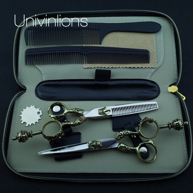 6" king style hair scissors hairdressing scissors cutting hair clipper haircut kit coiffure scisors japan hair cuts
