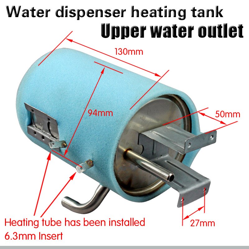 Vatten dispenser rostfritt stål värmetank ovanför vattenutloppet isolering tank liner värme fat tillbehör