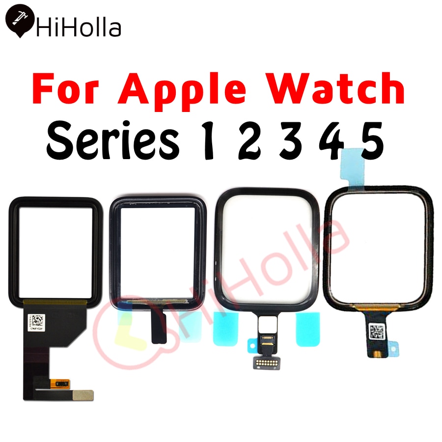 Voor apple watch-serie 1 2 3 4 5 touchscreen-digitizerpaneelsensorglas voor apple watch 5- aanraakscherm 38mm 42mm 40mm 44mm