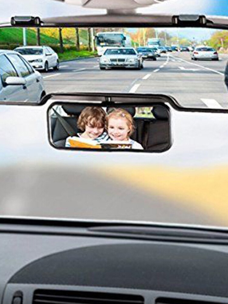 2 w 1 obrotowe lusterka samochodowe podwójne lusterko wsteczne widok dziecka niemowlę dzieci wnętrze uniwersalny szerokokątny pojazd bezpieczeństwa akcesoria