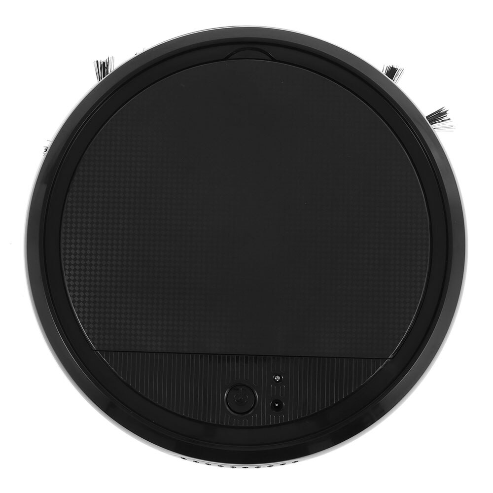 4 IN1 Smart Robot Vacuum Cleaner UV Disinfection Vacuum Cleaners Home Multifunctional Wireless Sweeping Robot Cleaner USB Charge: Black