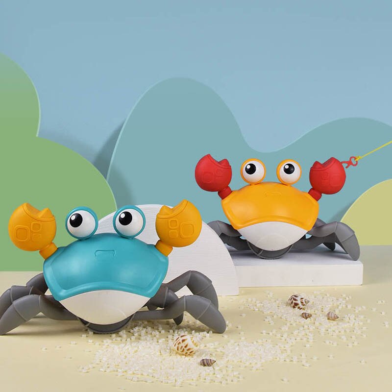 Mksafn badspeelgoed grote krab opwindbaar baby water klassiek speelgoed strand speelgoed voor baby sleep bad zomer speelgoed kinderen kerst