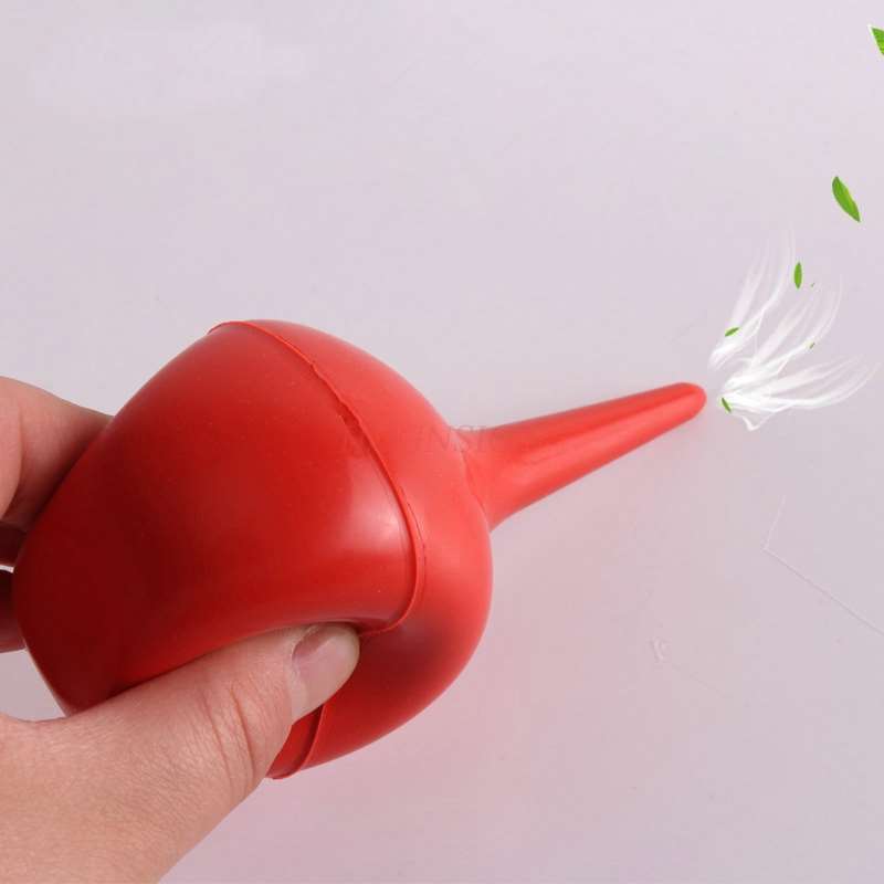 Örontvättboll silikon öronkula gummiläder laboratorieutrustning kraftfull blåsande dator dator dammborttagningsboll