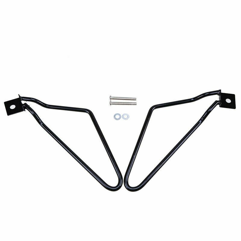 2Pcs Motorcycle Black Saddle Bag Support Rod Mounting Bracket for Sportster Xl 883 1200Travel Bag Bracket