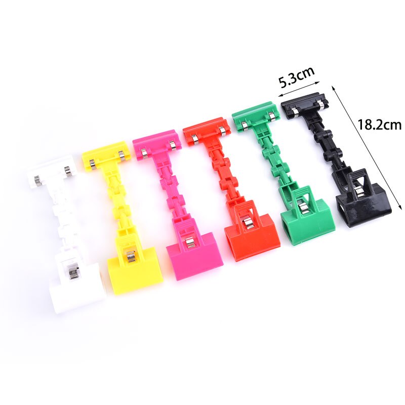 Dubbele Hoofd Draaibaar Houder Foto Schilderij Clip Kaart Display Label Houder Naam Label Rekken Supermarkt Display Stand Clips