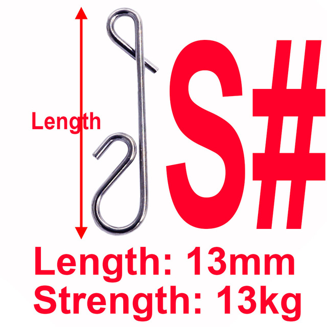 50pcs Fishing Line Wire Braid Knotless Connector Fishing Lure Hook Barrel Solid Ring Swivel Fly Carp Accessory Fish Tackle Tool: 13mm 50pcs