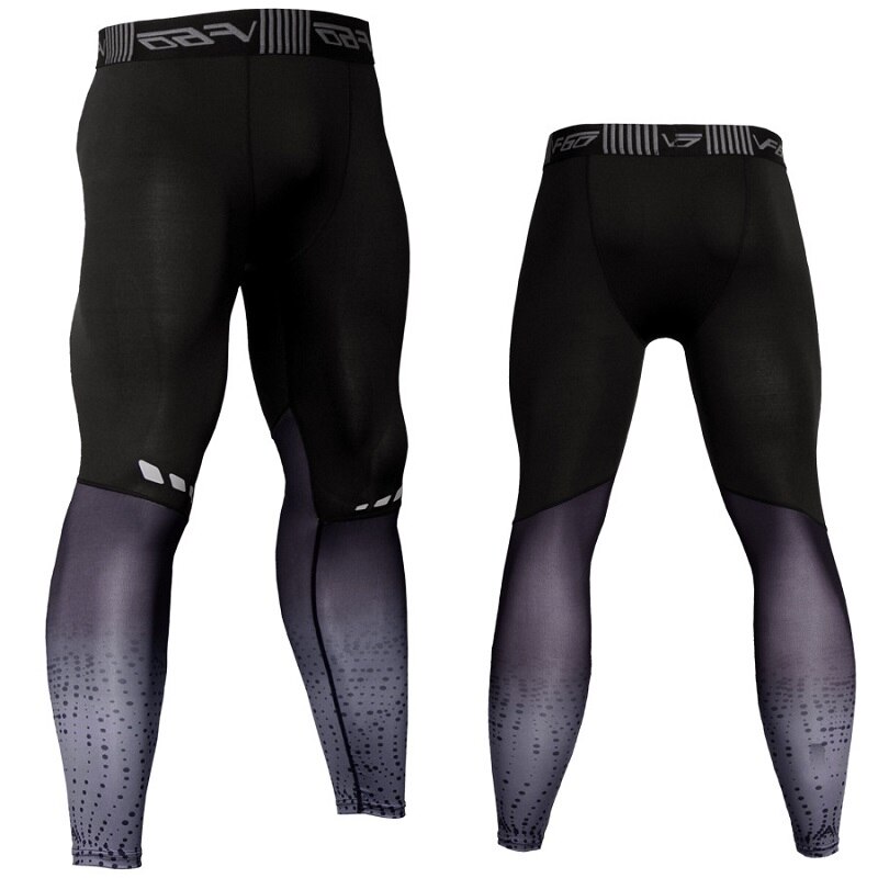 Leggings herr fitness sport leggings löpträning hög stretch snabbtorkande tjogger byxor som andas herr joggingbyxor