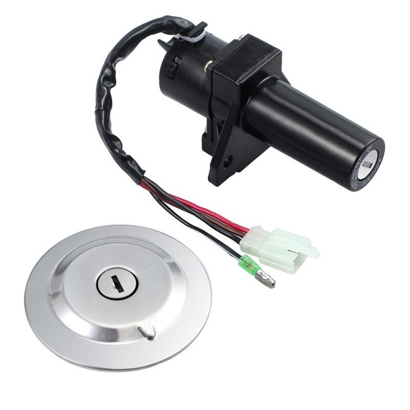 Kit de bloqueo de llave de Gas y combustible para motocicleta, interruptor de encendido de 4 cables para Yamaha YBR 125