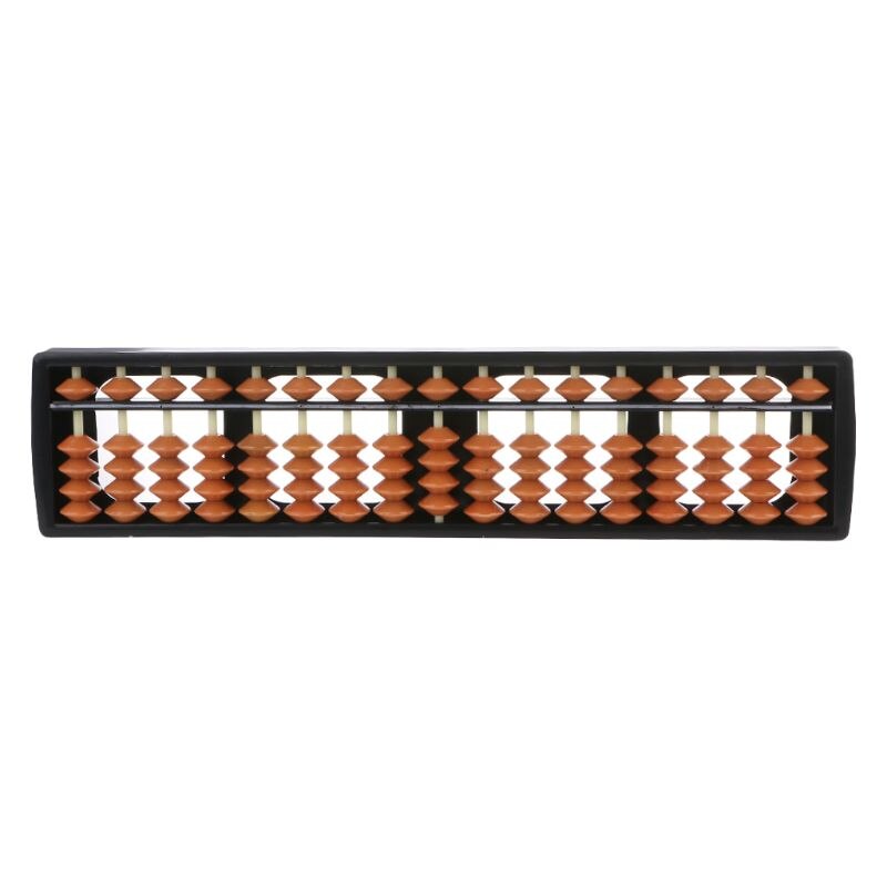 2022 New17 Digit Rods Standard Abacus Soroban Abacus for Kids Math Calculator Counting Tool Mathematics Beginners: Default Title
