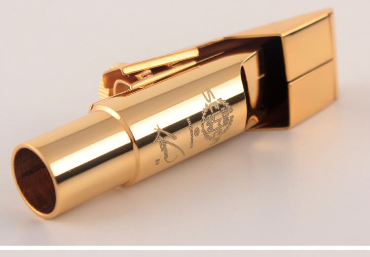 Tenor Soprano Alto Saxophone Metal Mouthpiece R54 Gold Plating Sax Mouth Pieces Accessories Size 56789