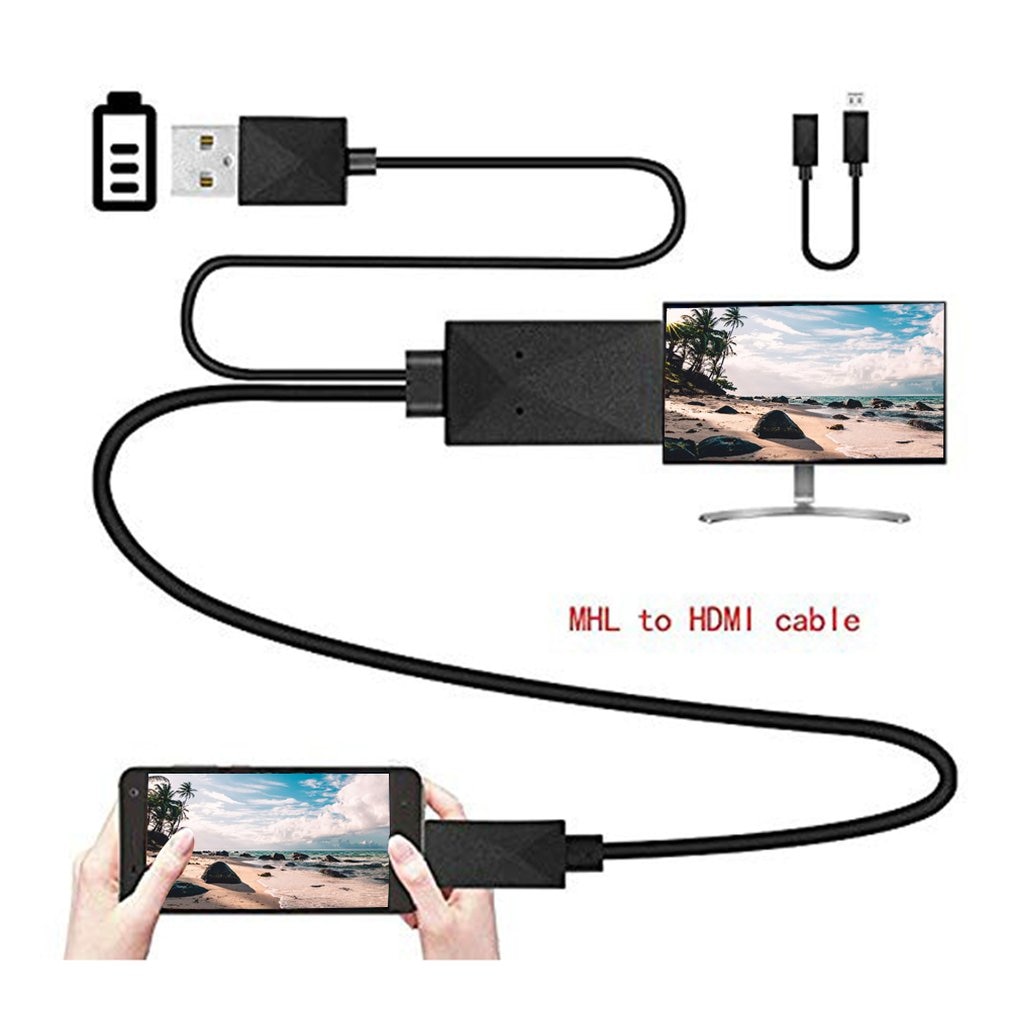 Universal Android Phone MHL Micro USB to HDMI 1080P HD TV Cable Adapter