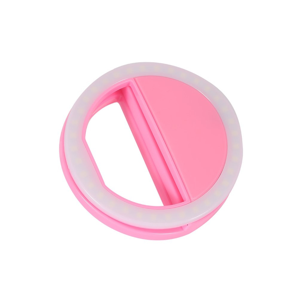 Lampe de poche LED à Clip pour téléphone Portable, Flash automatique pour Smartphone rond, lampe de poche pour Selfie, Mini lampe de poche pour appareil photo