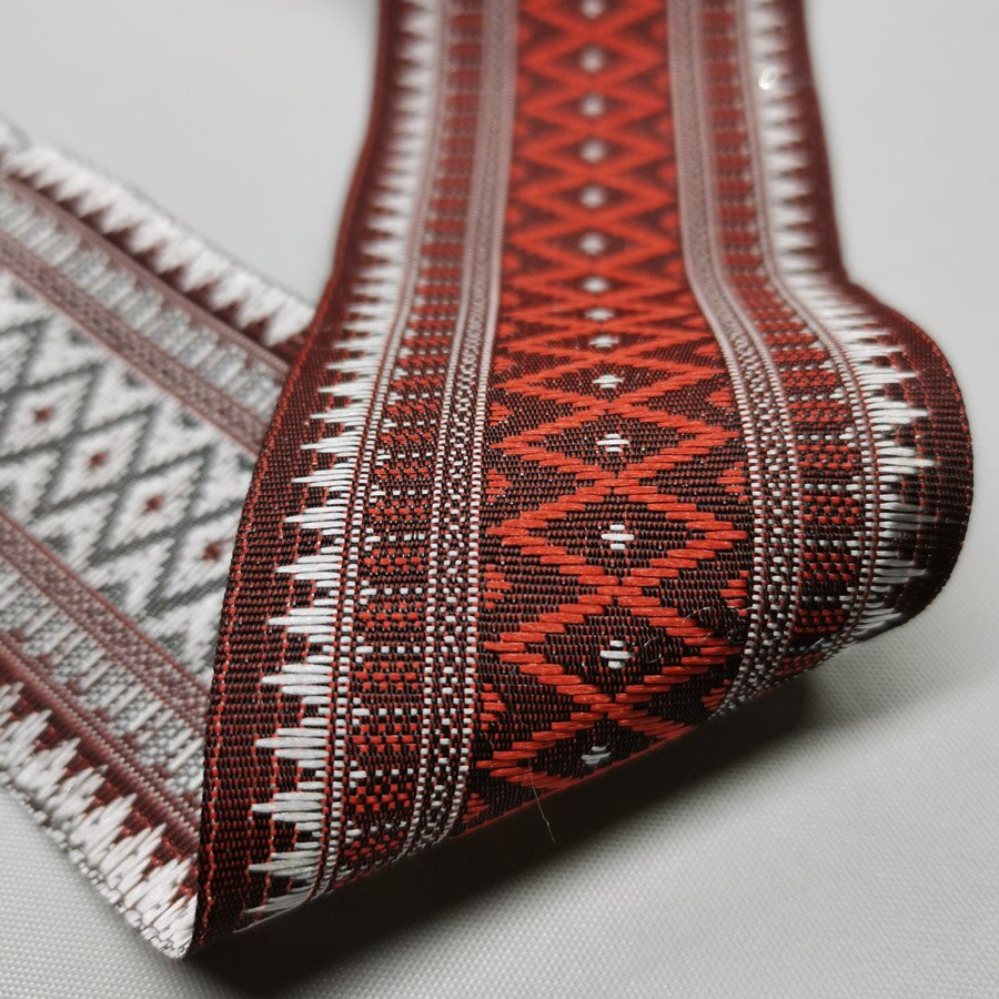 Geweven Lint Jacquard 50Mm Breedte Cord Diy Riem 7 Meter Hond Riem Singels Diy Lint Koord Trim