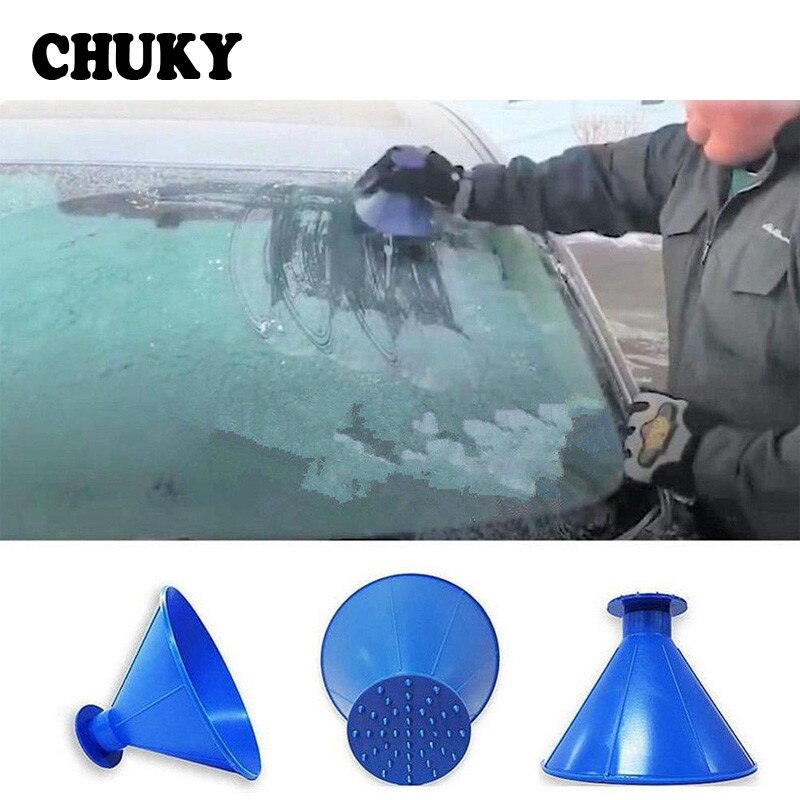 Auto Car Magic Window Windshield Car Ice Scraper Cone Shaped Funnel for Kia Rio 3 Ceed Cerato Sorento Mazda CX-5 6 Mini Cooper