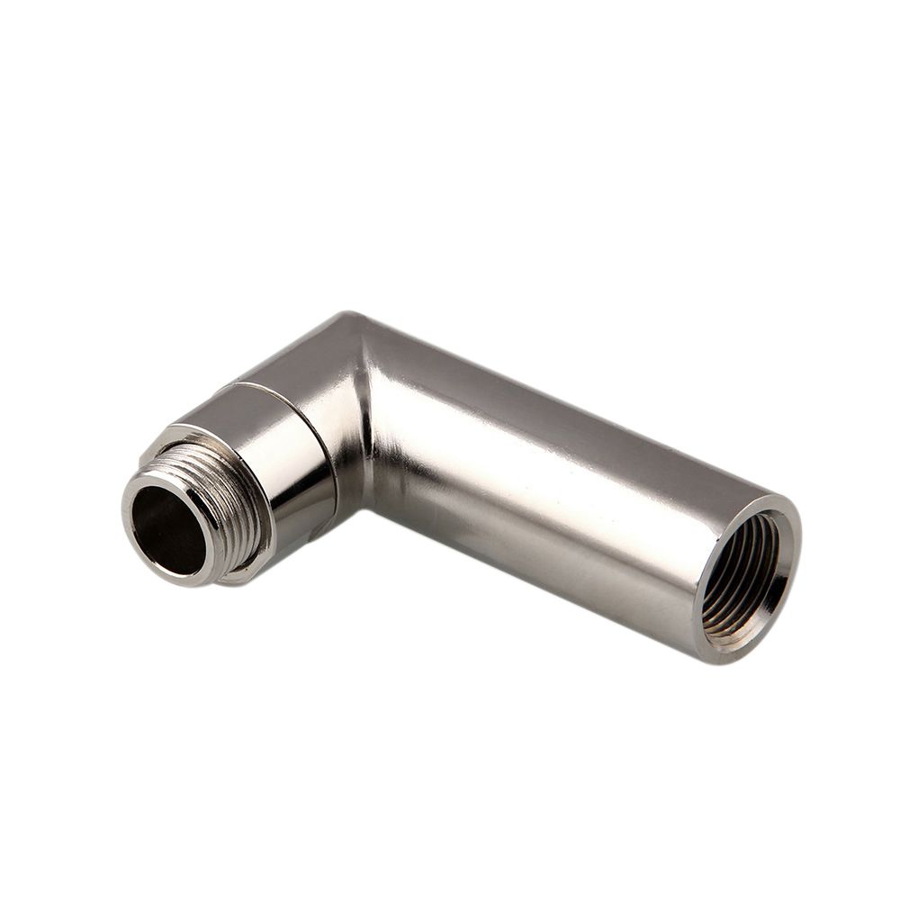 1pc M18*1.5 Car Catalytic Converter O2 Oxygen Sensor Angled Extender Extension Spacer 90 Degree CEL Fix Sensor Adapter 76mm