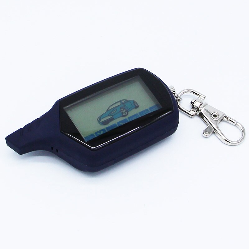 Two way LCD Remote Control Key Fob with Silicone Key Case For Russian Car Anti-theft Two Way Car Alarm System Starline A91