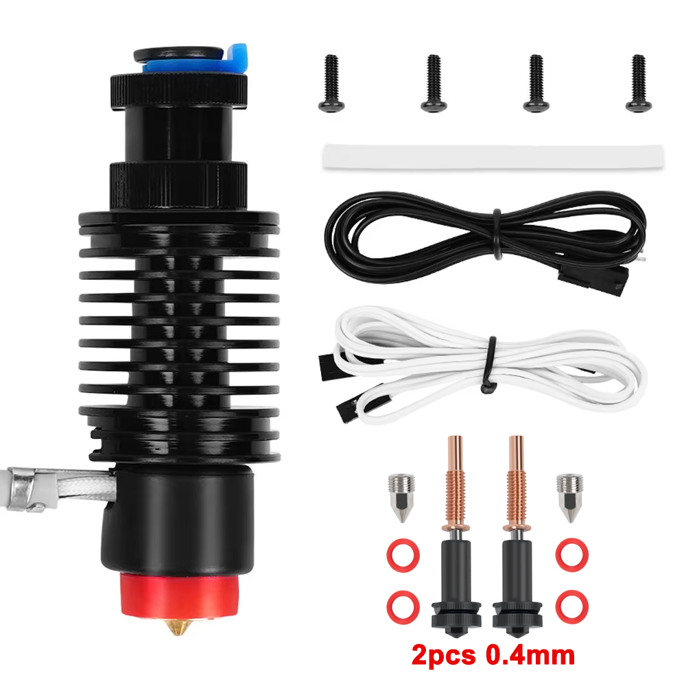 Kit de extrusión de calefacción de cerámica E3D Revo, termistor 104NT, calentador de calentamiento rápido, Kit Hotend de núcleo para impresora 3D E3d V6 Voron End: Verde