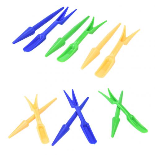 2 uds herramientas de jardinería miniatura cepillo-Pala Widger suculentas plantación ayudante suculentas macetas cavando aflojar herramientas: Default Title