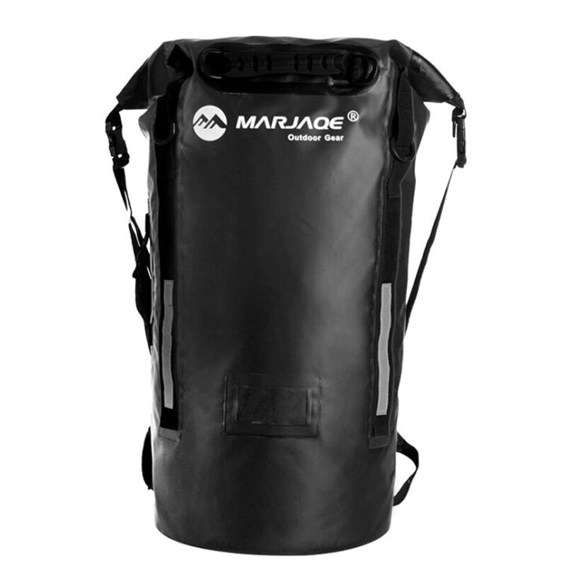 MARJAQE-bolsa impermeable para natación de 40L, Mochila seca para acampar al aire libre, almacenamiento de senderismo, a prueba de agua,